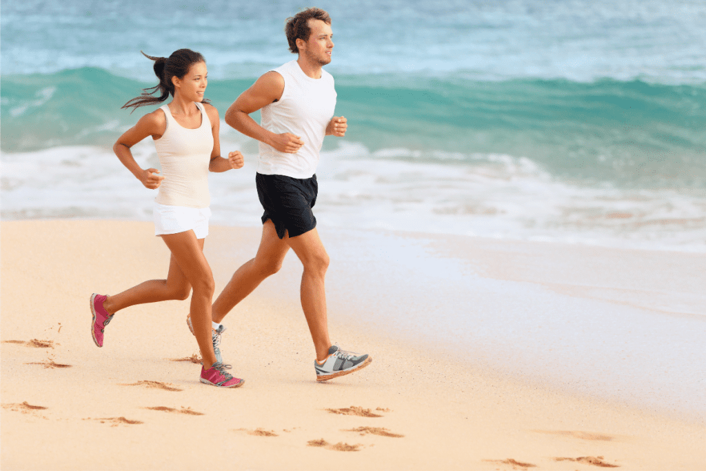 corrida praia